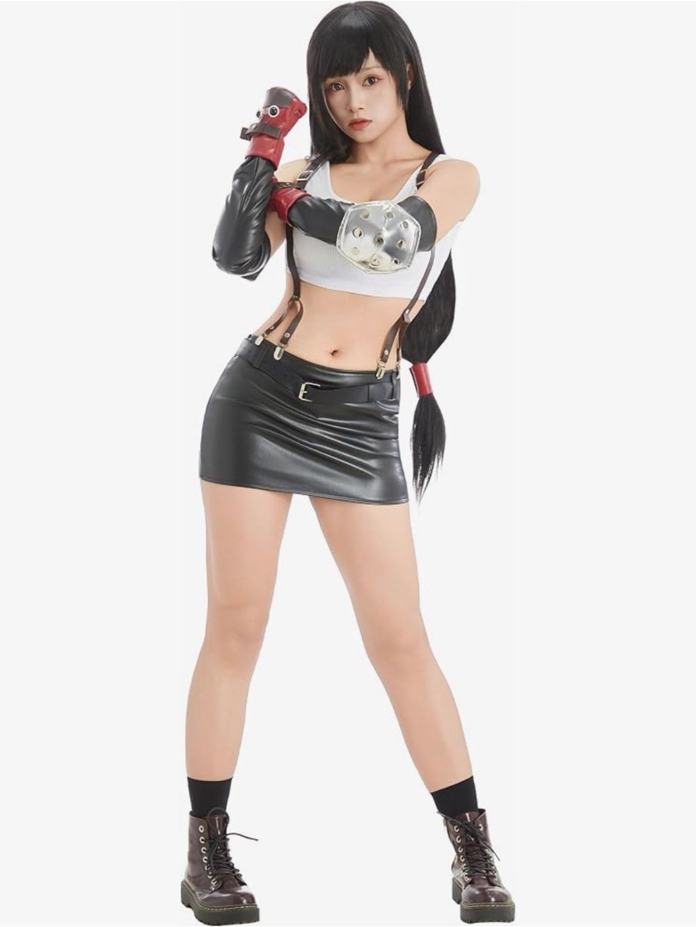 NWT ✨ Final Fantasy VII Tifa Lockhart Cosplay Halloween Costume Set - Small